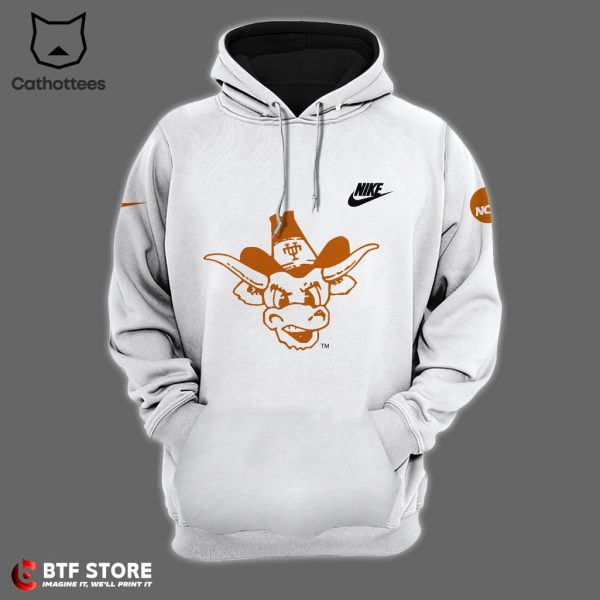 Texas Longhorns Nike 1893 White Design 3D Hoodie