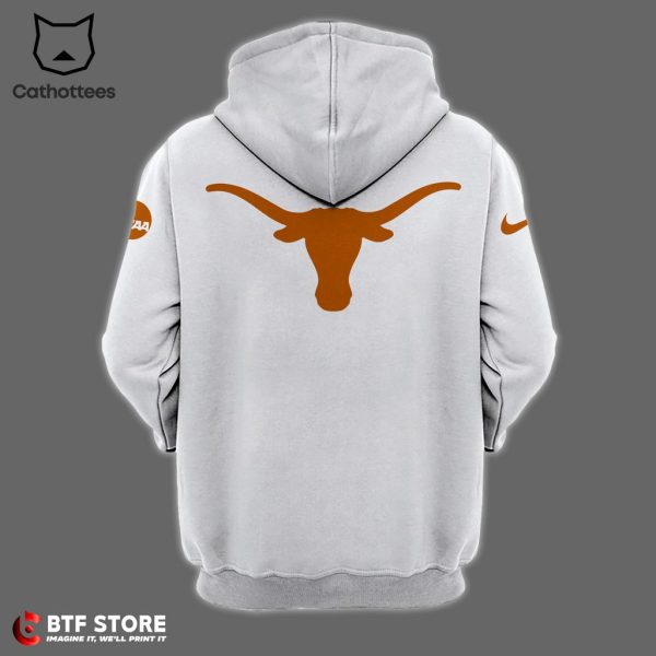 Texas Longhorns Nike 1893 White Design 3D Hoodie