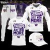 Washington Huskies 2024 Sugar Bowl Champions Purple Design Hoodie Longpant Cap Set