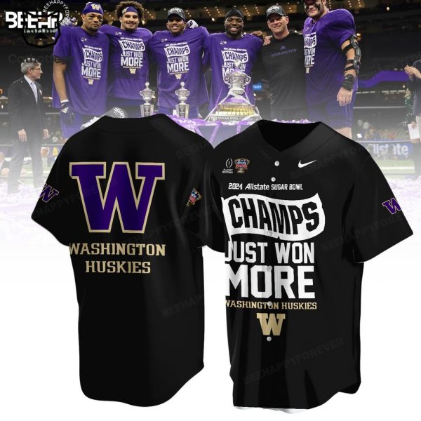 Washington Huskies 2024 Sugar Bowl Champions Purple 3D Hoodie