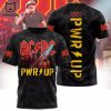 AC DC Power Up Tour Design 3D T-Shirt