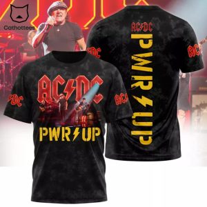 AC DC On Stage Power Up Tour  Design 3D T-Shirt