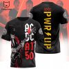 AC DC On Stage Power Up Tour  Design 3D T-Shirt