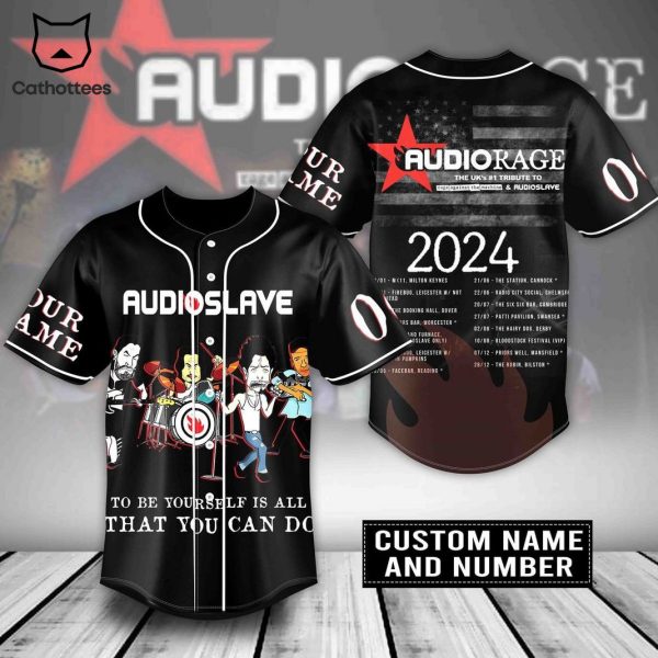 Audiorage To Be Yourself Is All That You Can Do 2024 Tour Baseball Jersey