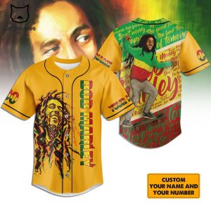 Bob Marley Custom Baseball Jersey