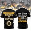 Boston Bruins Celebrating 100 Years 1924-2024 3D T-Shirt