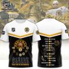 Boston Bruins Celebrating 100 Years Of 1924-2024 Signature Thank You For The Memories 3D T-Shirt