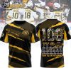 Boston Bruins Celebrating 100 Years 1924-2024 Signatre Thank You For The Memories 3D T-Shirt