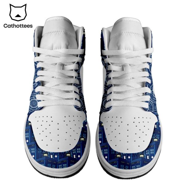Doctor Who Nike Blue Design Air Jordan 1 High Top