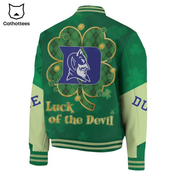 Duke Blue Devils Luck Of The Devil Baseball Jacket