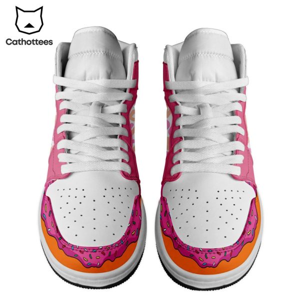 Dukkin Donuts Nike Pink Design Air Jordan 1 High Top