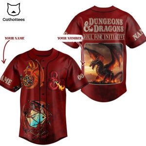 Dungeons & Dragons Roll For Initiative Baseball Jersey