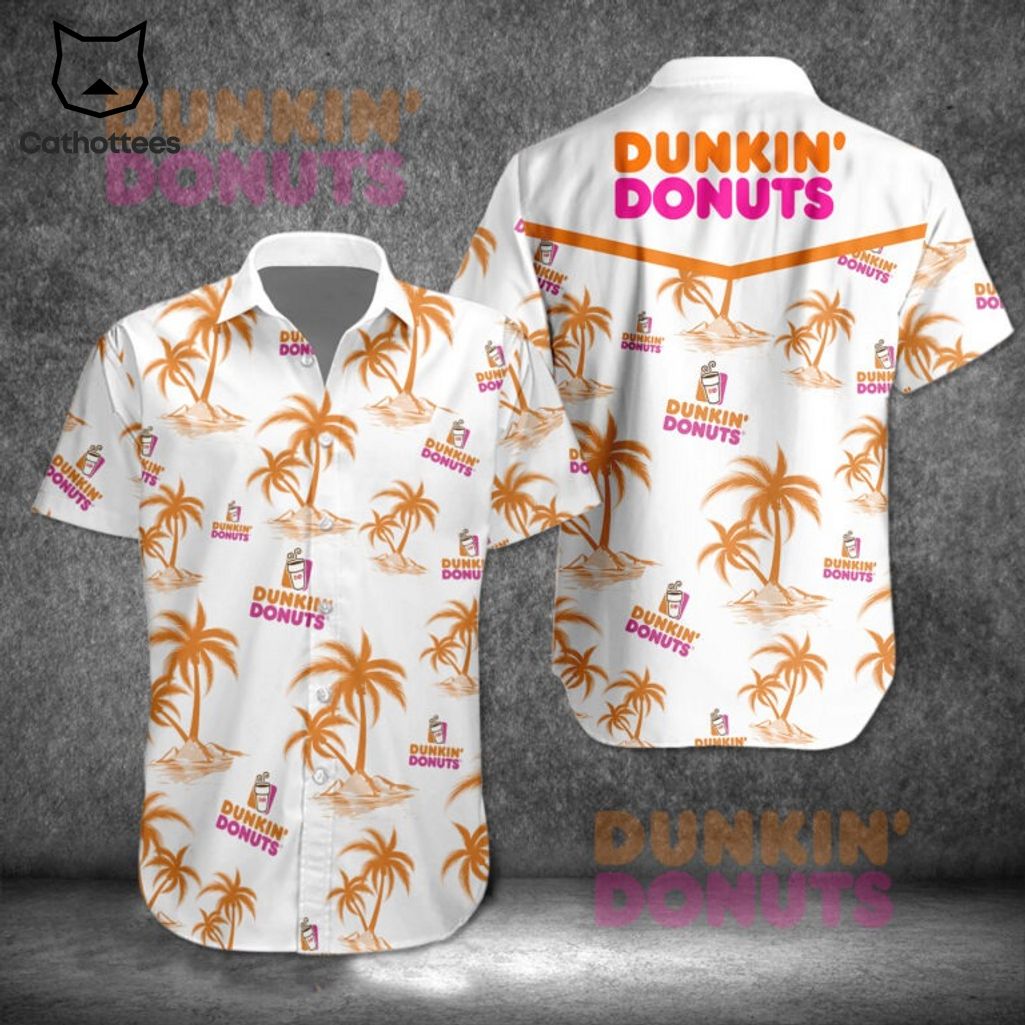 Fastfood Dunkin' Donuts Hawaiian Shirt