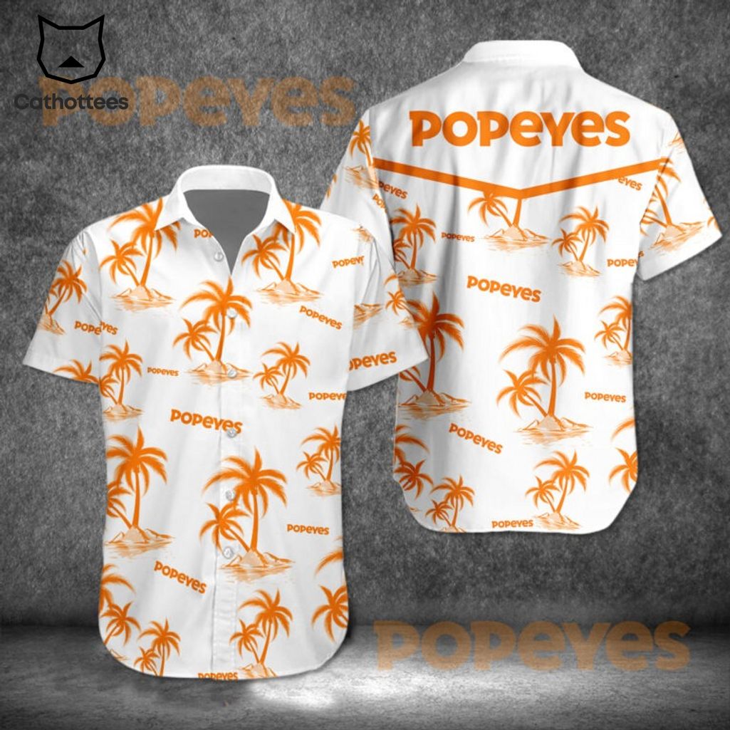 Fastfood Popeyes Hawaiian Shirt