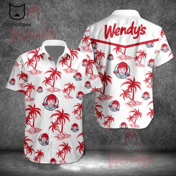 Fastfood Wendy’s Hawaiian Shirt