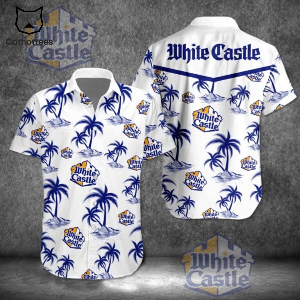 Fastfood White Castle Hawaiian Shirt
