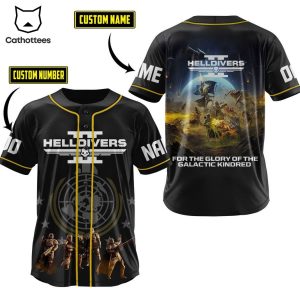 Helldivers For The Glory Of The Galactic Kindred Baseball Jersey
