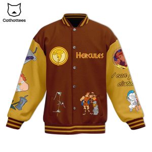 Hercule I Will Face The World Fearless Proud And Strong I Can So The Distance Baseball Jacket