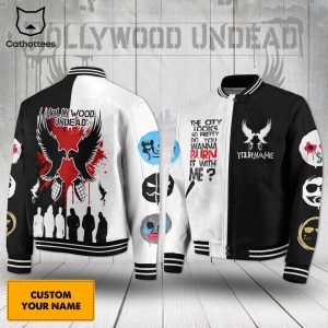 Hollywood Undead The City Looks So Pretty Do You Wanna Burn It With Me Baseball Jacket