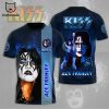 KISS Ace Frehley Rock N Roll Signature Design 3D T-Shirt