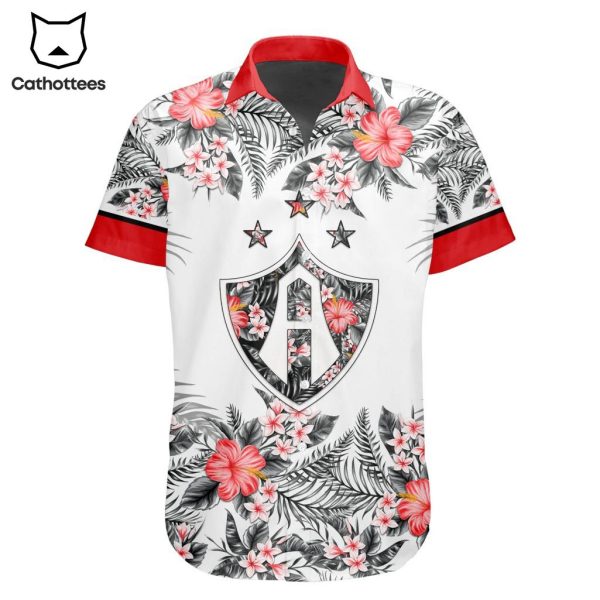 LIGA MX Atlas F.C Special Hawaiian Design Button Shirt ST2301