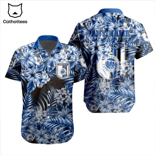 LIGA MX Queretaro F.C Special Hawaiian Design Button Shirt ST2302