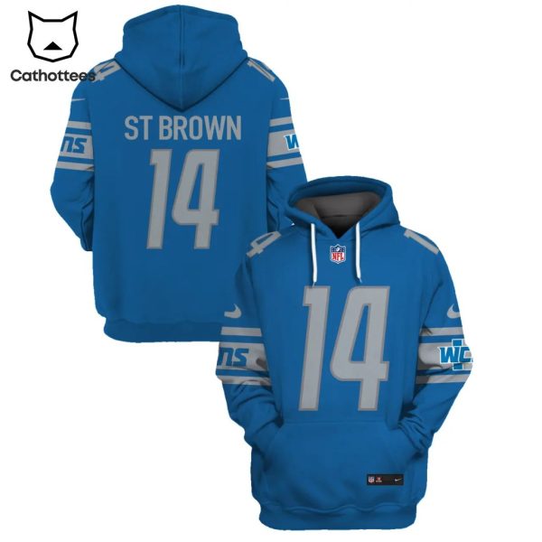 Limited Edition Amon-Ra St. Brown Detroit Lions Hoodie Jersey
