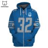 Limited Edition Brian Branch Detroit Lions Hoodie Jersey