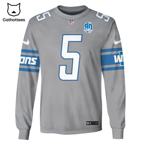 Limited Edition David Montgomery Detroit Lions Hoodie Jersey