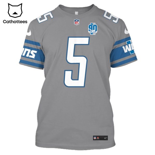 Limited Edition David Montgomery Detroit Lions Hoodie Jersey