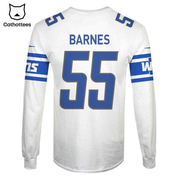 Limited Edition Derrick Barnes Detroit Lions Hoodie Jersey