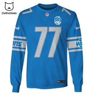 Limited Edition Frank Ragnow Detroit Lions Hoodie Jersey