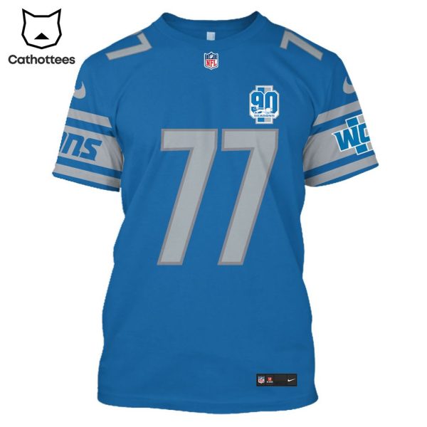 Limited Edition Frank Ragnow Detroit Lions Hoodie Jersey