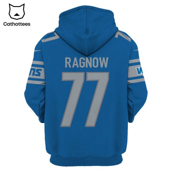 Limited Edition Frank Ragnow Detroit Lions Hoodie Jersey