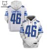 Limited Edition Jack Campbell Detroit Lions Hoodie Jersey – Blue