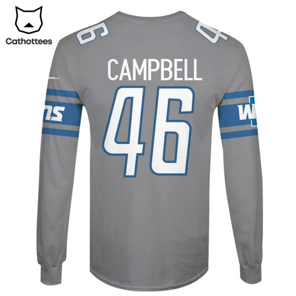 Limited Edition Jack Campbell Detroit Lions Hoodie Jersey