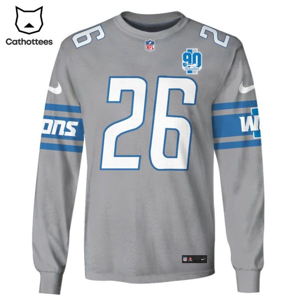 Limited Edition Jahmyr Gibbs Detroit Lions Hoodie Jersey