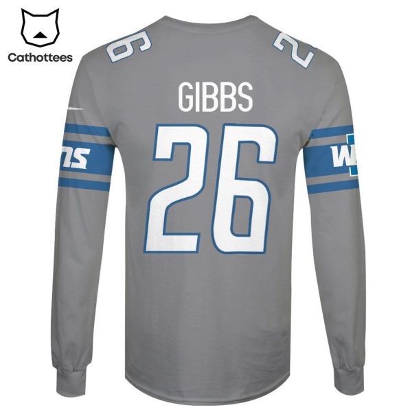 Limited Edition Jahmyr Gibbs Detroit Lions Hoodie Jersey