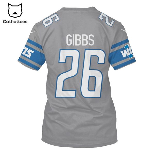 Limited Edition Jahmyr Gibbs Detroit Lions Hoodie Jersey