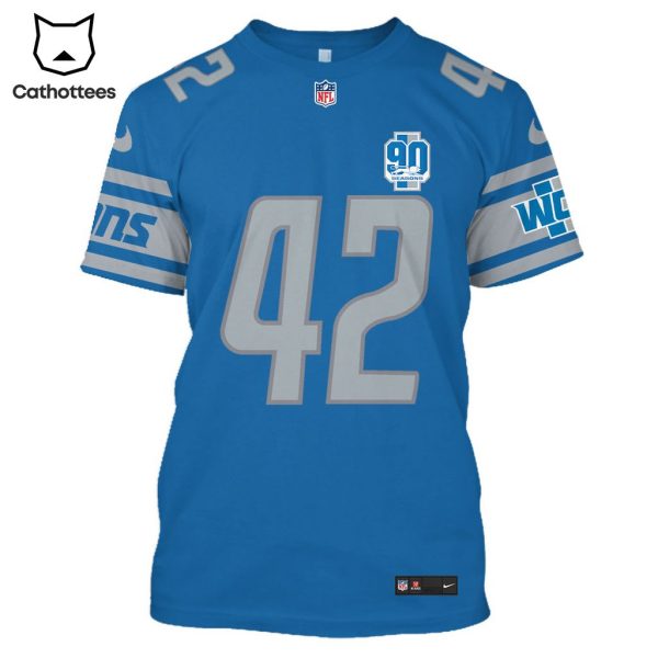 Limited Edition Jalen Reeves-Maybin Detroit Lions Hoodie Jersey – Blue