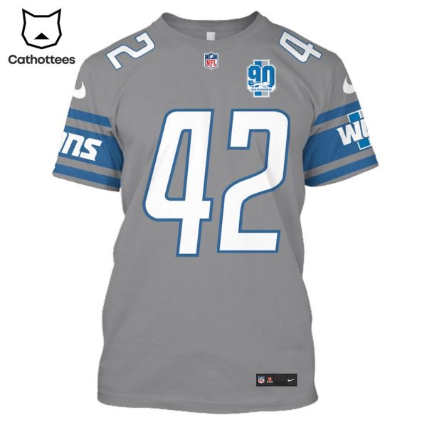 Limited Edition Jalen Reeves-Maybin Detroit Lions Hoodie Jersey – Grey