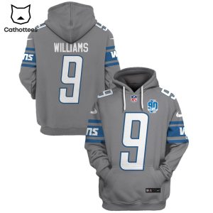 Limited Edition Jameson Williams Detroit Lions Hoodie Jersey