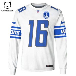 Limited Edition Jared Goff Detroit Lions Hoodie Jersey – White