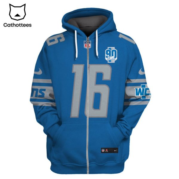 Limited Edition Jared Goff Detroit Lions Hoodie Jersey