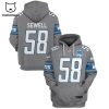 Limited Edition Jared Goff Detroit Lions Hoodie Jersey – White