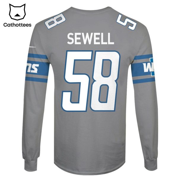 Limited Edition Penei Sewell Detroit Lions Hoodie Jersey