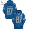 Limited Edition Sam LaPorta Detroit Lions Hoodie Jersey – White