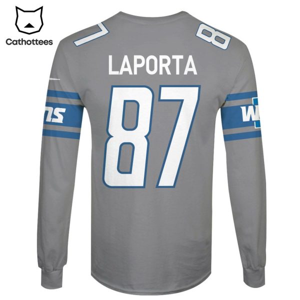 Limited Edition Sam LaPorta Detroit Lions Hoodie Jersey