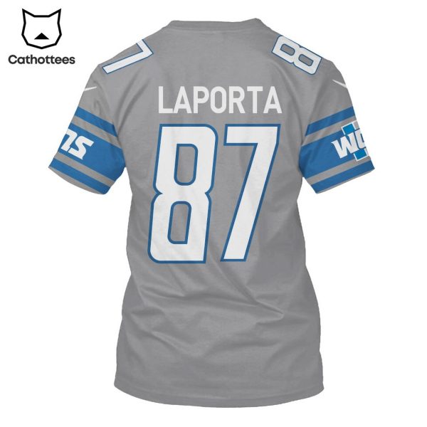 Limited Edition Sam LaPorta Detroit Lions Hoodie Jersey