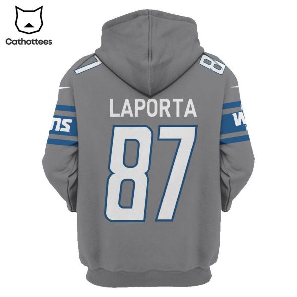 Limited Edition Sam LaPorta Detroit Lions Hoodie Jersey